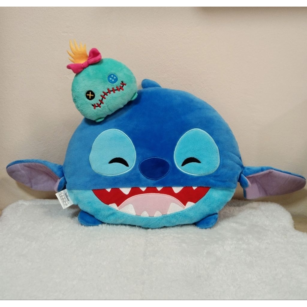 Disney Tsum Tsum Lilo & Stitch with Scrump preloved cushion plush toy ...