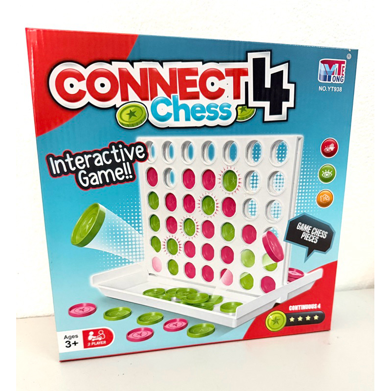 Gioco Da Tavolo Forza 4 In Linea Formato Viaggio - Connect Four Per Famiglie E Bambini