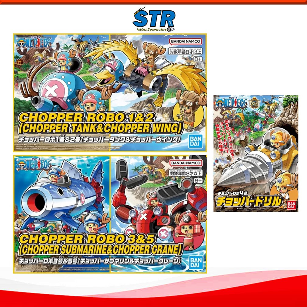 Bandai Spirits One Piece Chopper Robot Set - Transformierbare Action-Figuren