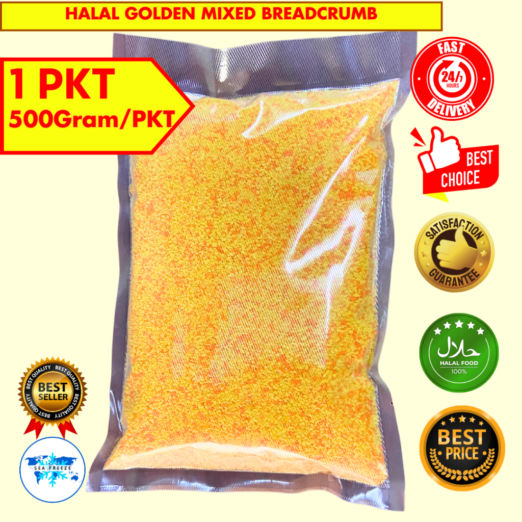 Breadcrumb ( serbuk roti ) Golden mix 500gram | Shopee Singapore