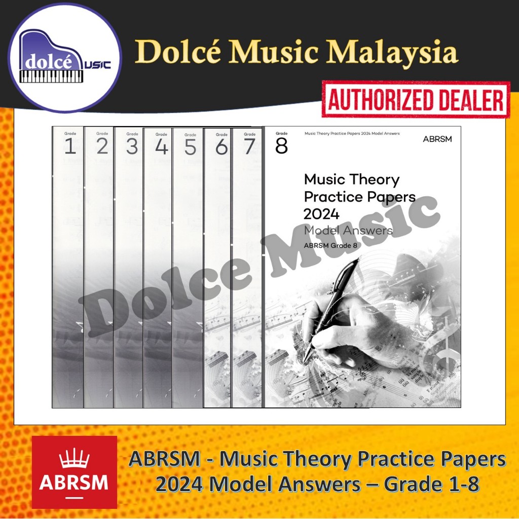 ABRSM - Music Theory Practice Papers 2024 Model Answers Grade 1-8 ...