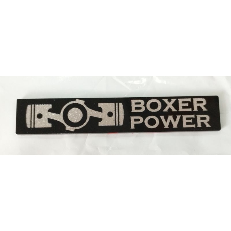 boxer power emblem porsche boxster cayman 911 subaru wrx sti brz xv ...