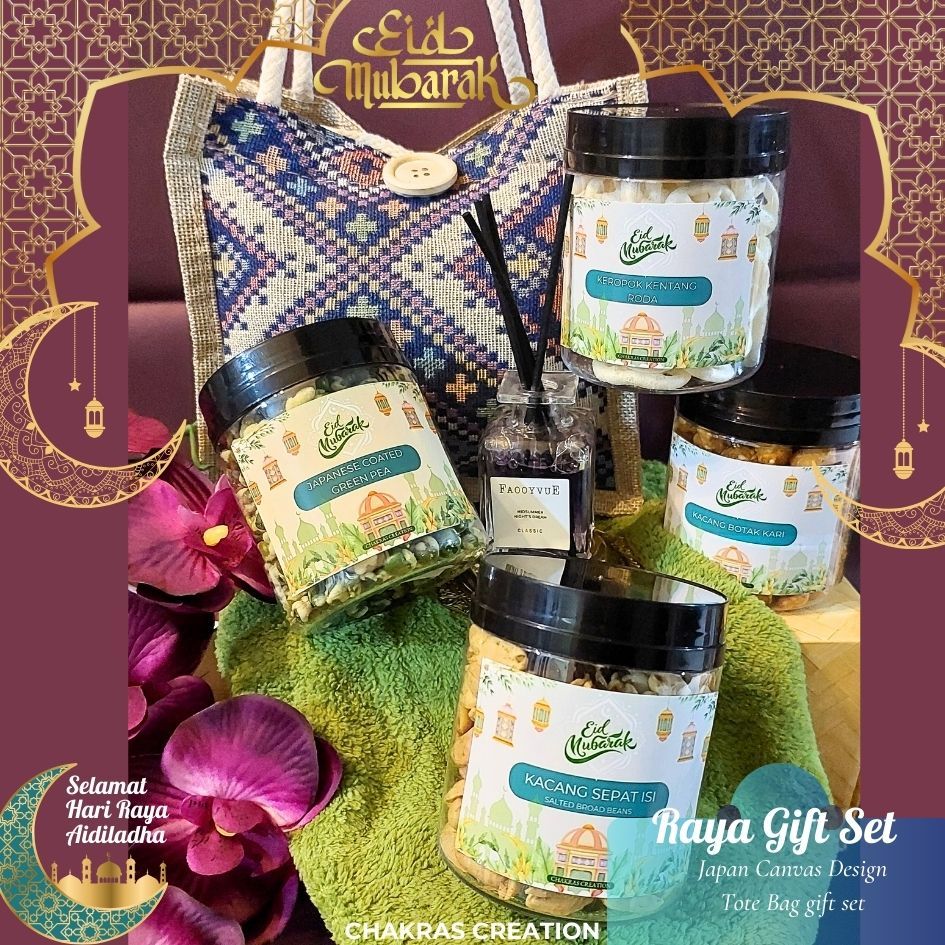 Hari Raya Sets 2025 : Japan Canvas Design Tote Bag set | Shopee Singapore