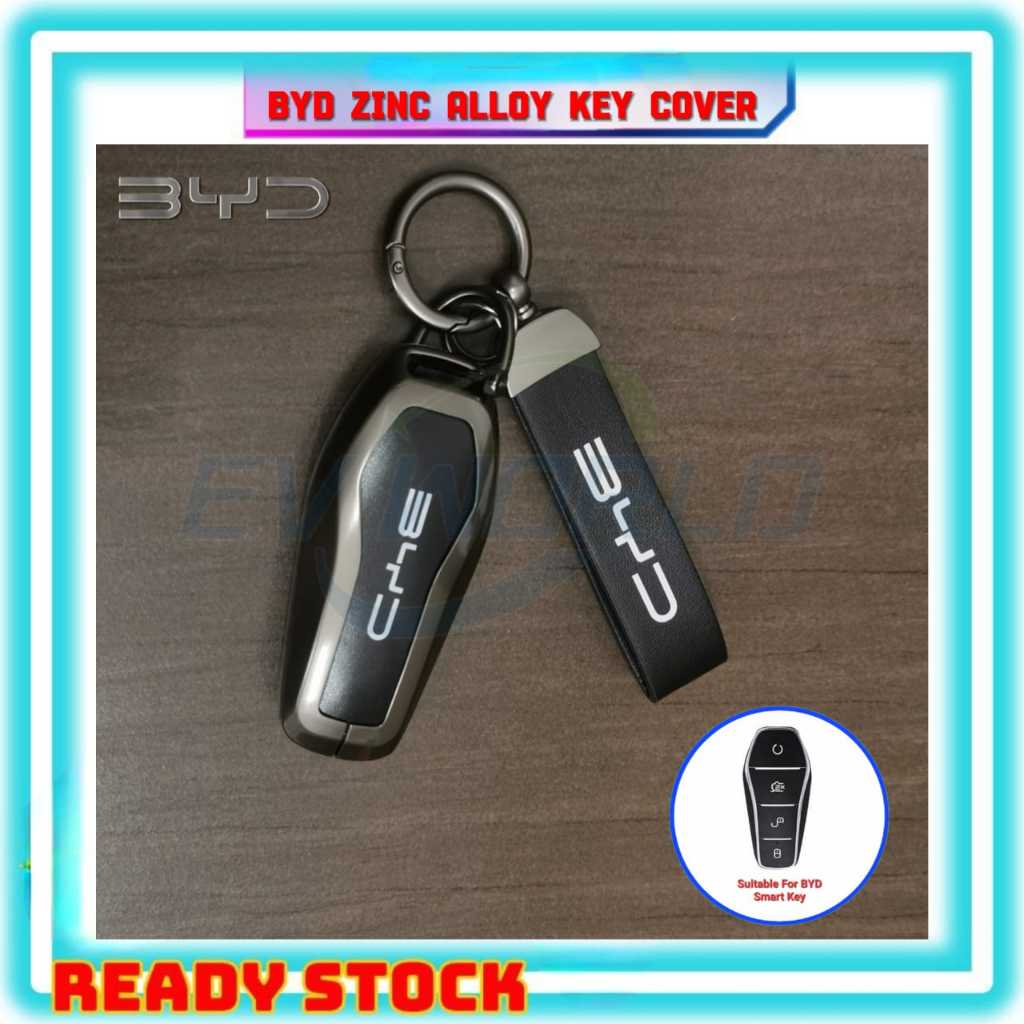 Kwmobile Key Cover Compatible With BYD Atto 3 / Sealion/Han/Tang/Dolphin/Seal - Soft Silicone Car Key Fob Holder Protector Case - Black