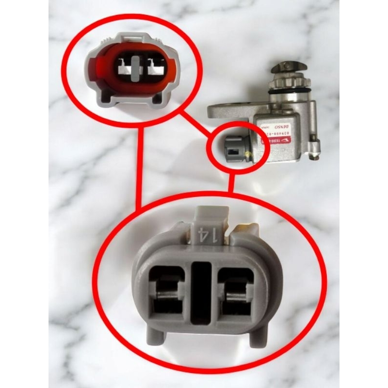 2 Pin Distributor Socket Kembara Perodua 6180-2321 Soket Kereta Wire ...