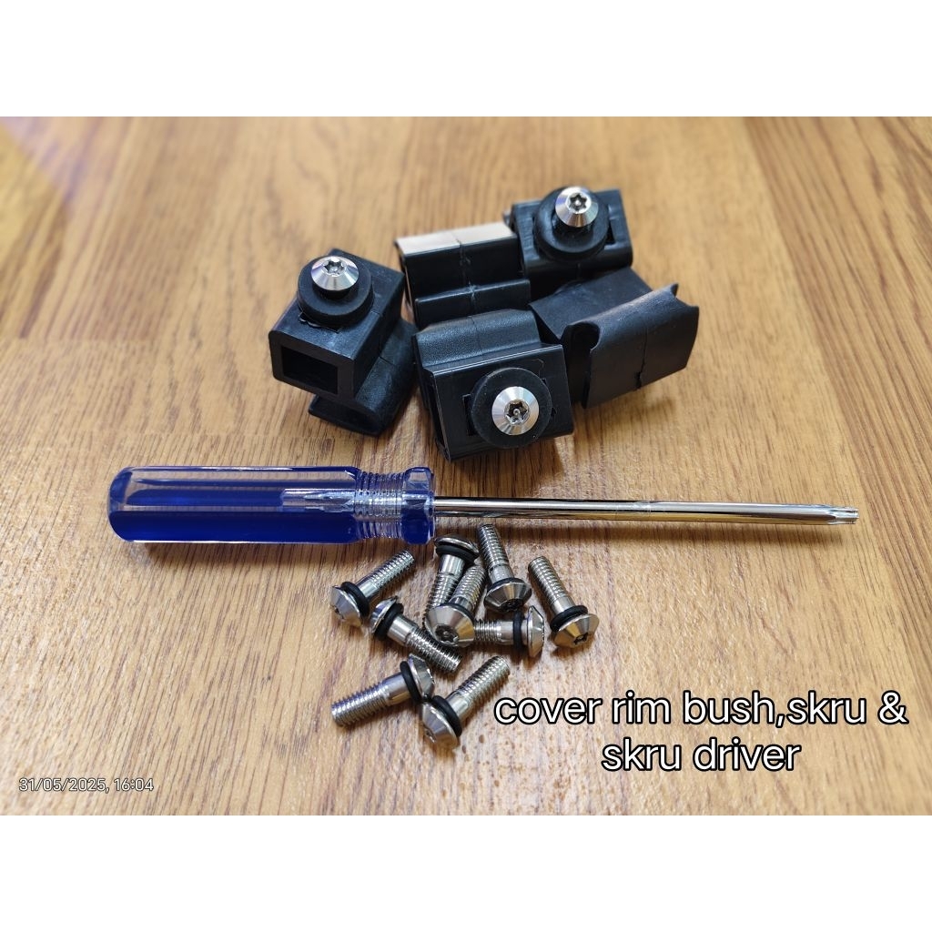 Cover rim bush, alan key skru & skru driver | Shopee Singapore