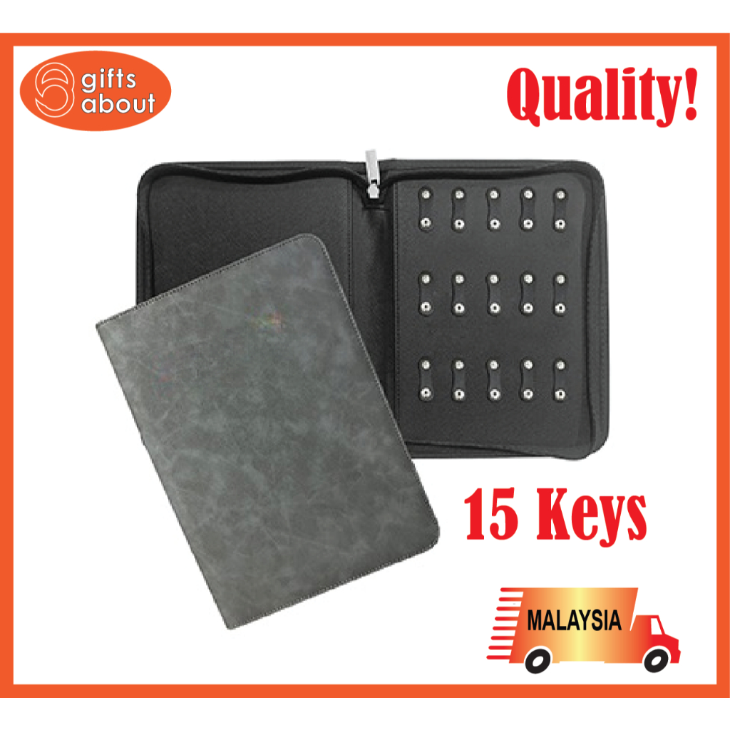 PU Folder Key Holder 15 Keys /New House Key Folder/Pouch Kunci Keys ...