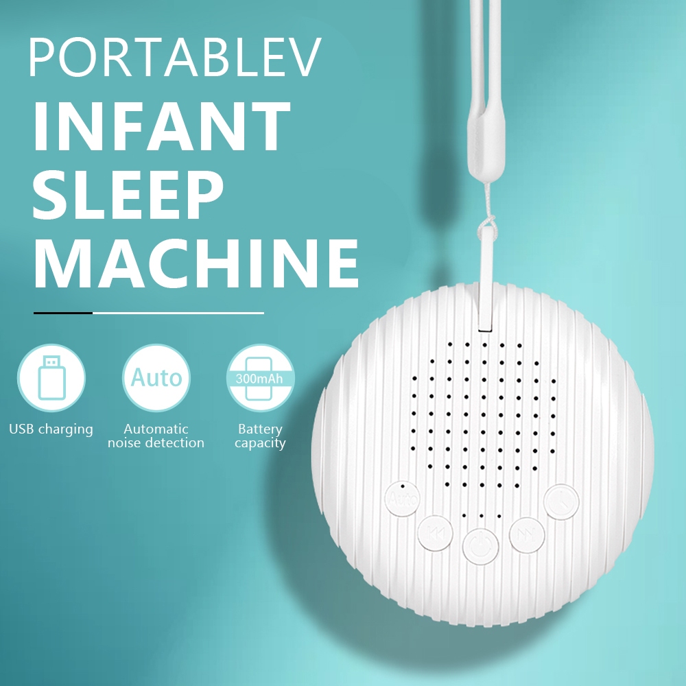 Portable Baby Sleep Machine White Noise Sound Machine 10 Soothing Sound ...