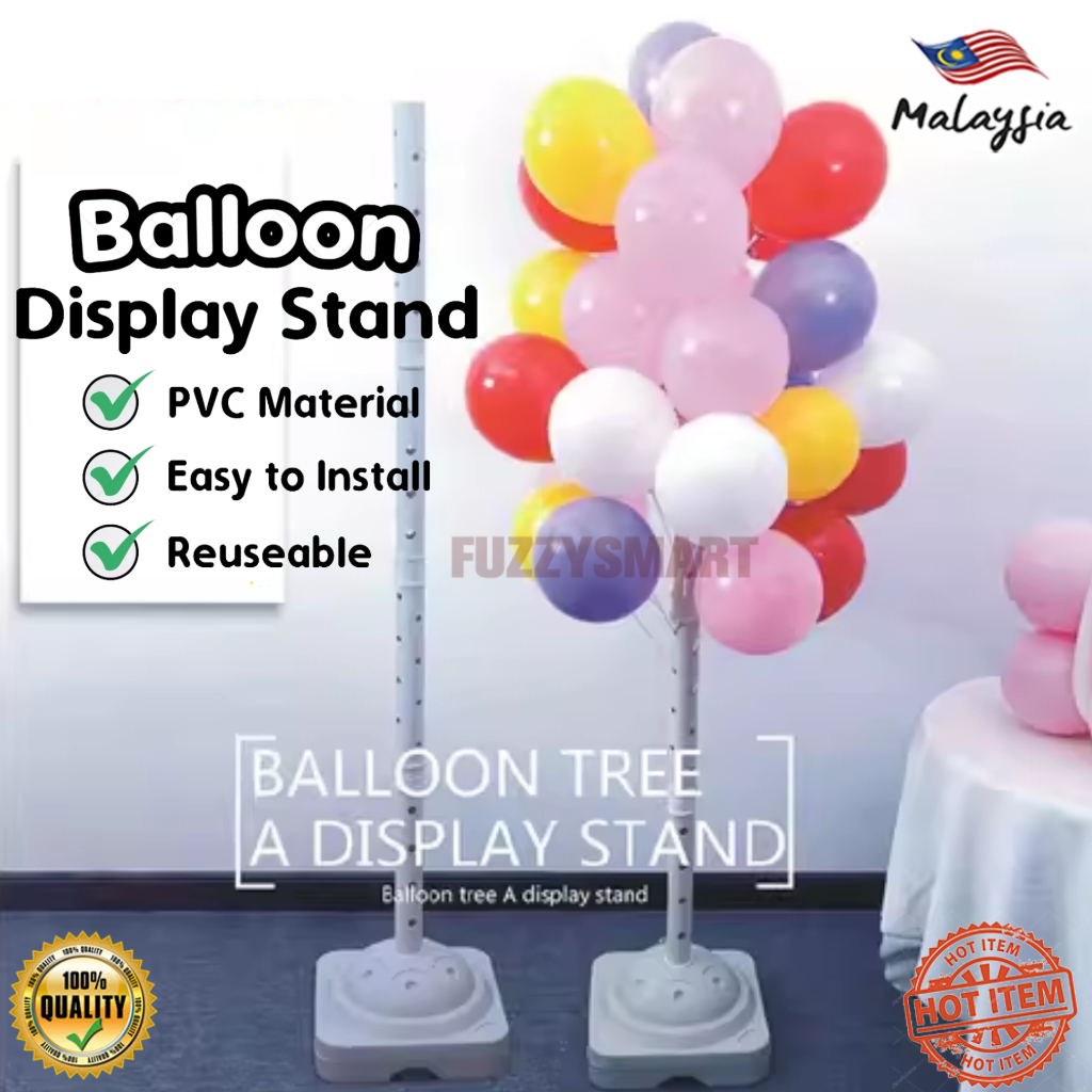 1.6M DIY Balloon Tree Display Stand PVC Base Balloon Stand Belon Ballon ...