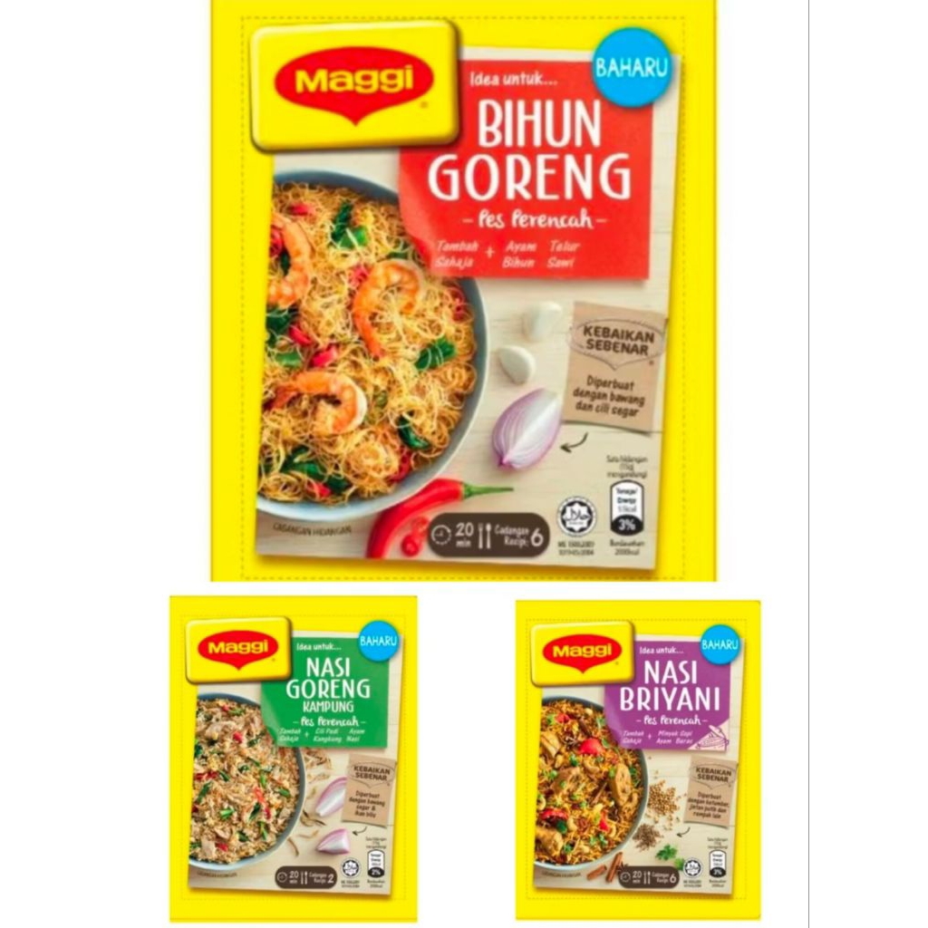 Maggi Pecel Rice Seasoning Paste/ Kampung Fried Rice Seasoning/Fried ...