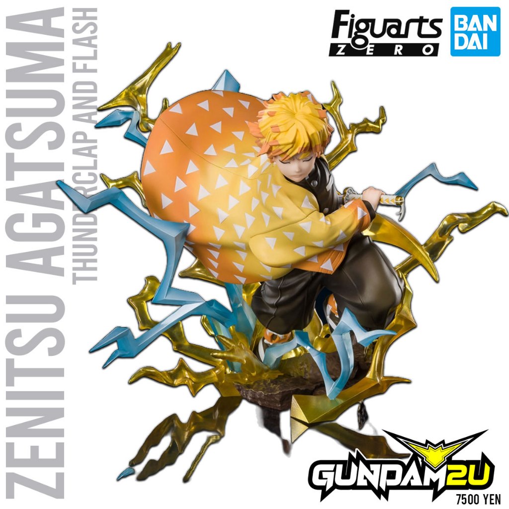 BANDAI Figuarts Zero Zenitsu Agatsuma Thunderclap and Flash - Tamashii ...