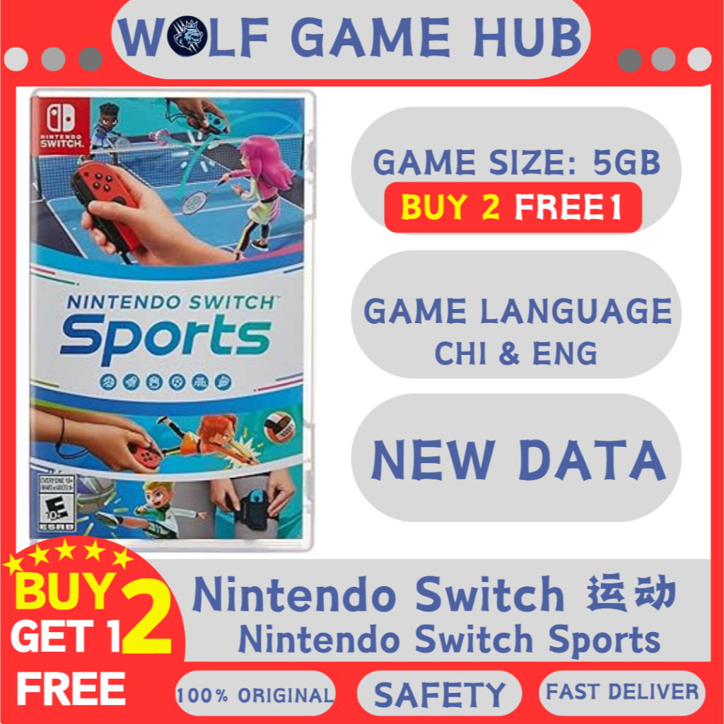 Nintendo Switch Sports BUY 2 FREE 1 (Nintendo switch) Digital Game ...
