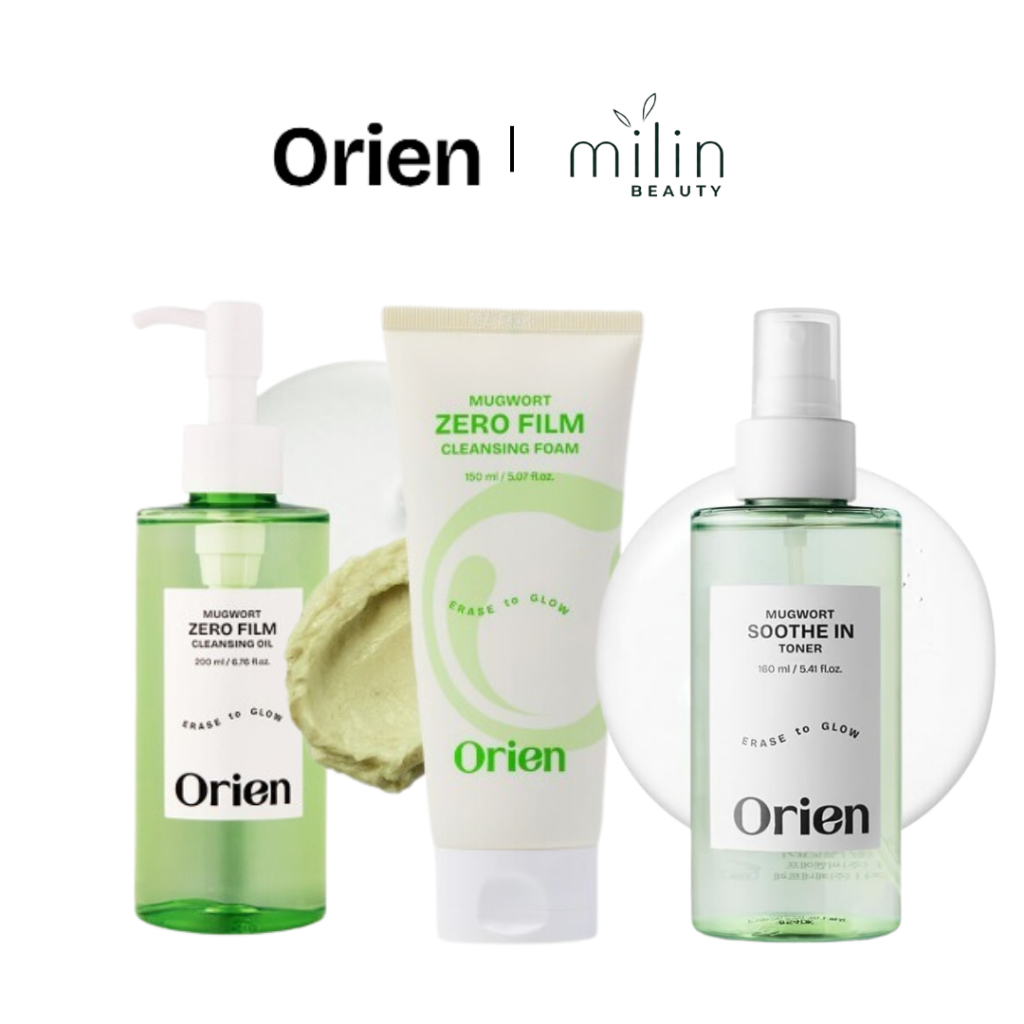 Orien Mugwort Zero Film Cleansing Foam 150ml/Mugwort Zero Film Cleansing Oil 200ml/Mugwort