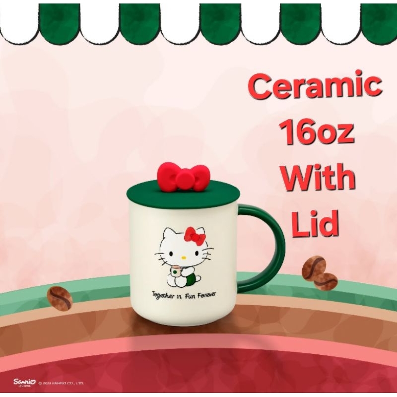 Starbucks Coffee - starbucks ＋ ᕼᗴᒪᒪO KITTY マグ＆シリコンカップクリップ4種 starbucks ＋ ᕼᗴᒪᒪO KITTY マグ＆シリコンカップクリップ4種
