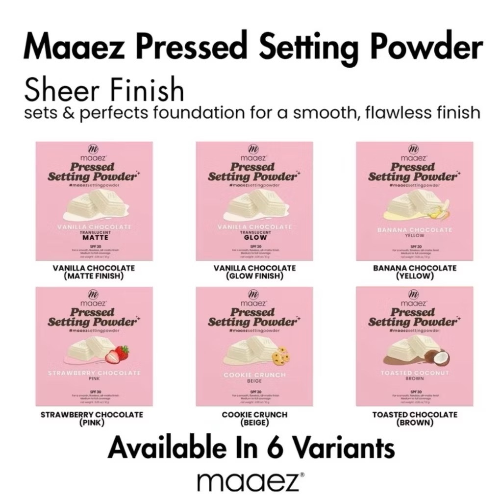 MAAEZ PRESSED SETTING POWDER 10GM HQ | Shopee Singapore