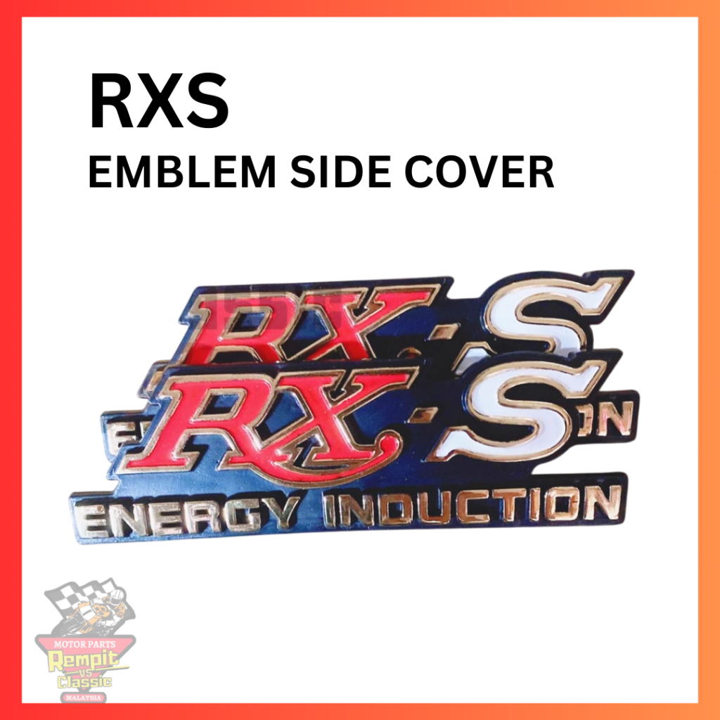 REMPIT Rxs Side Cover Emblem Lambang Emblem Set Lambang Emblem Logo ...