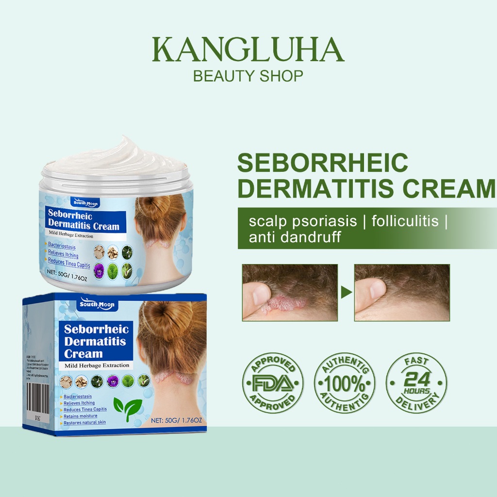 Scalp treatment cream for psoriasis 50g Seborrheic Dermatitis Cream ...