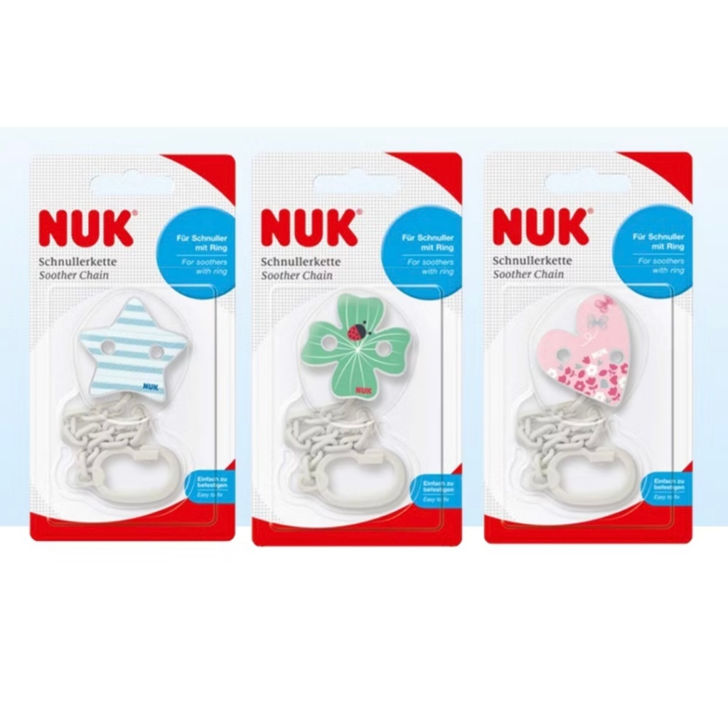 NUK Dummy Clip For Ring Soothers Resilient And Shatter Proof 