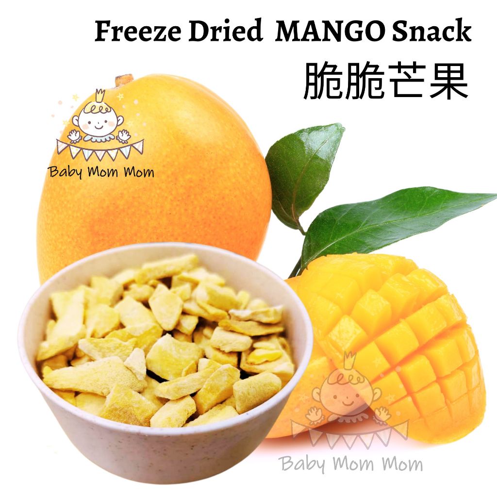 Freeze Dried Mango Snack | Snek Mango | 芒果脆 Dry Food | Shopee Singapore