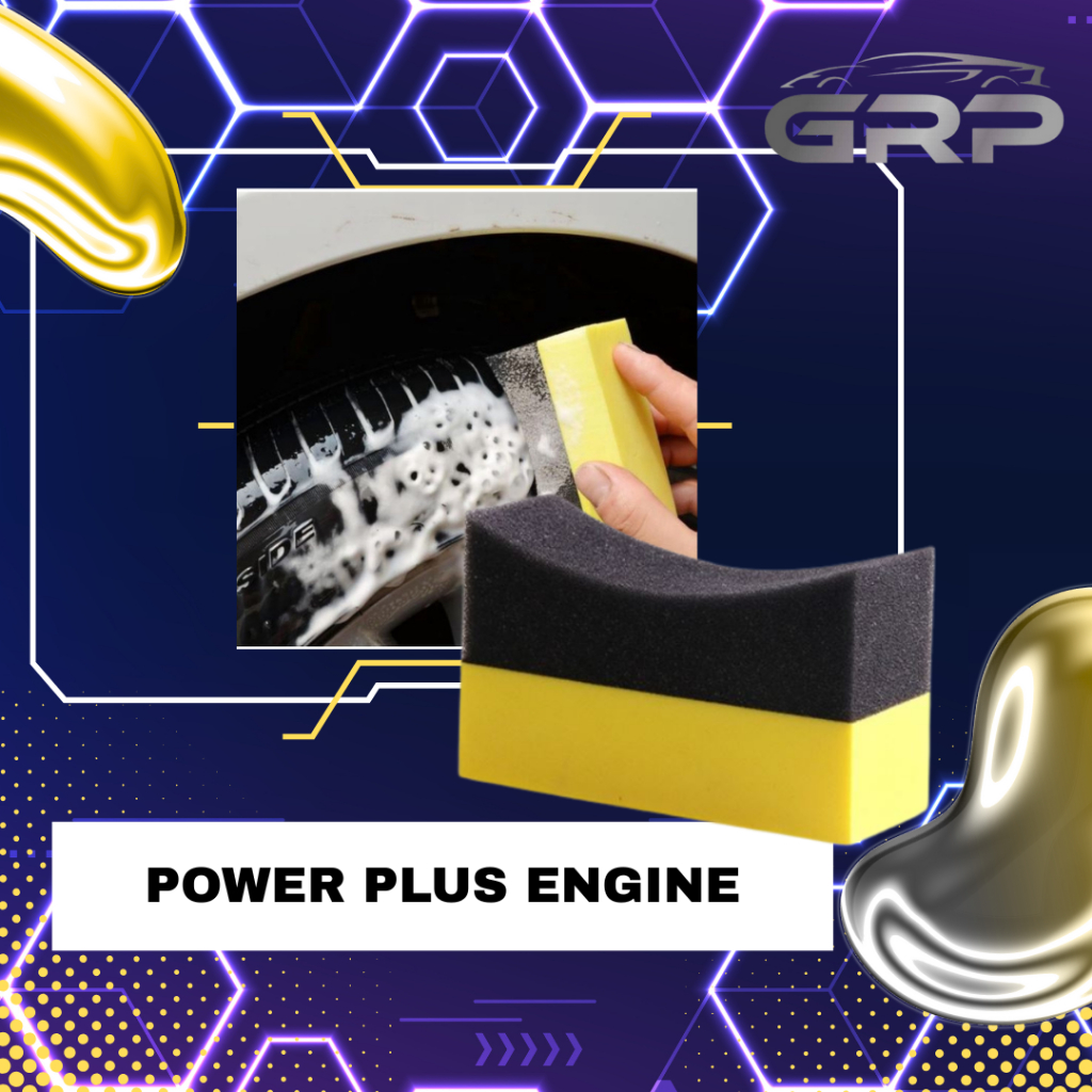 TL-4 TYRE U Shape Sponge Waxing Arc Edge Sponge Span Cuci Tayar Kereta ...