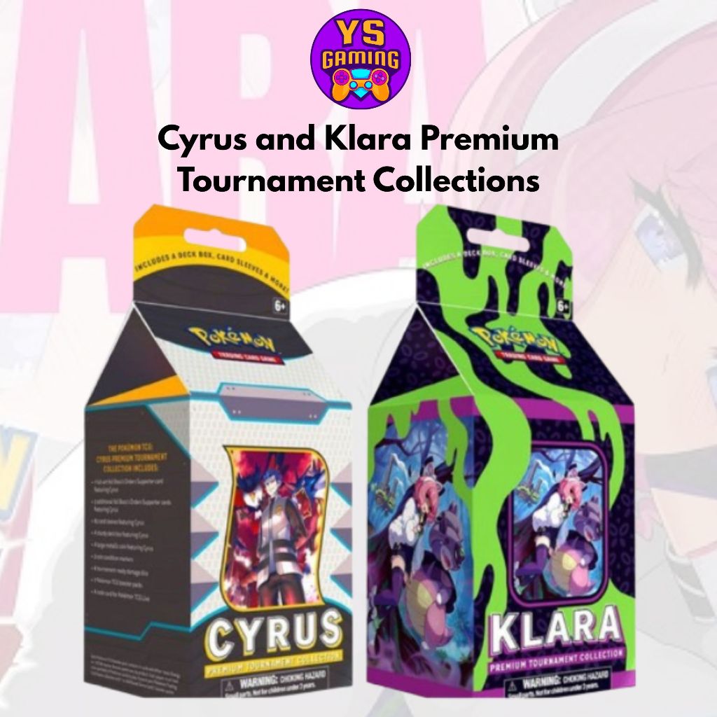 Pokémon TCG: Cyrus and Klara Premium Tournament Collections (SWSH packs ...