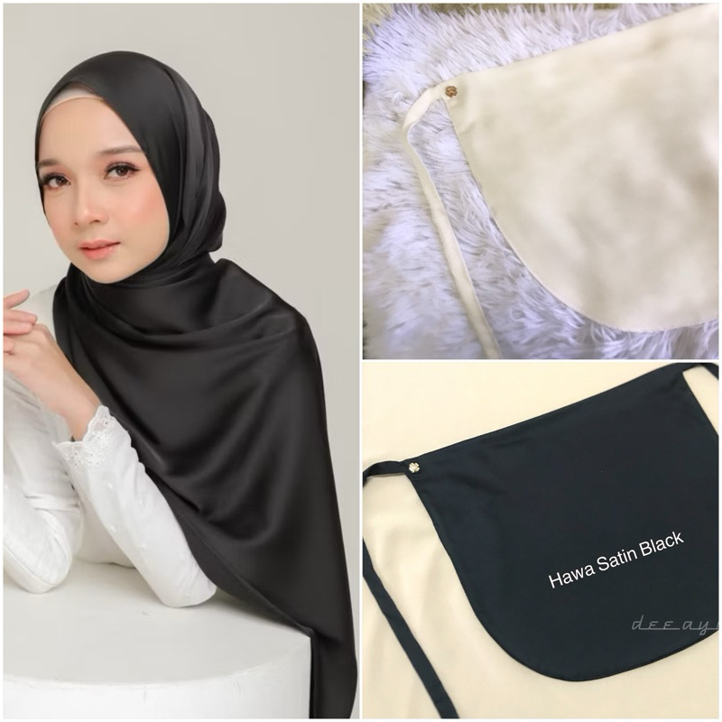 Shawl Purdah Satin Silk Premium Shopee Singapore