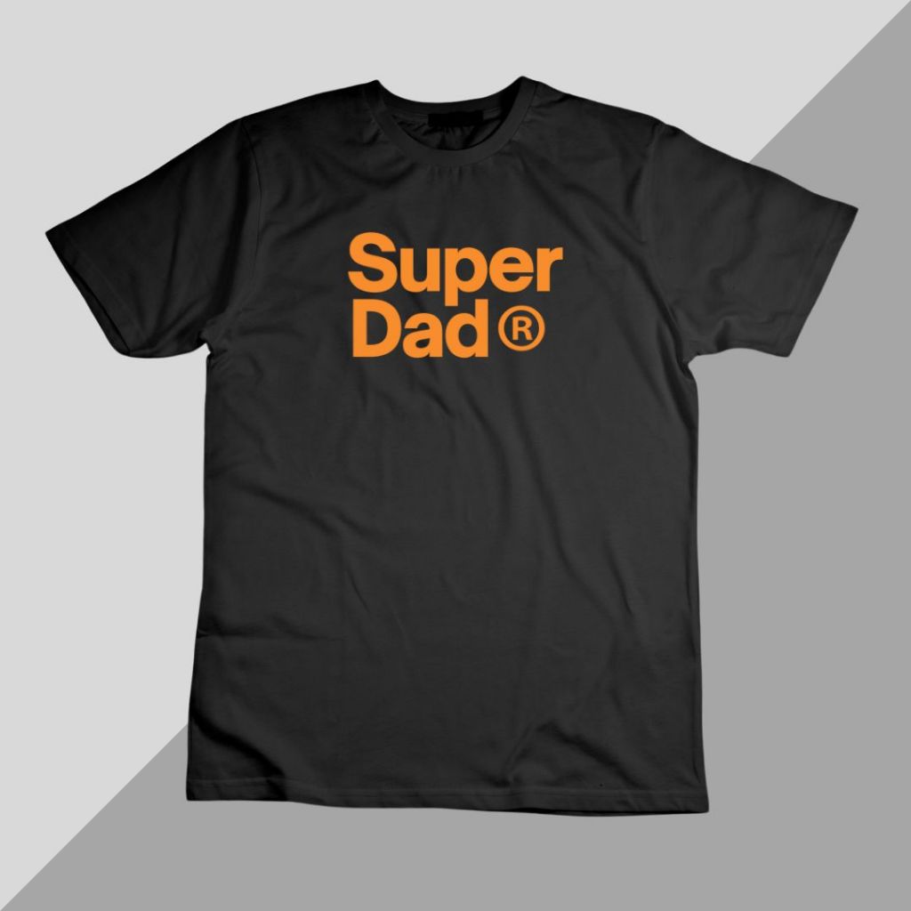 SUPER DAD ROUND NECK SHORT SLEEVE T SHIRT MEN T SHIRT GRAPHIC TEE ...