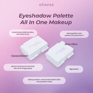 OBSESS Eyeshadow Palette All in One Makeup Travel Edition with ...