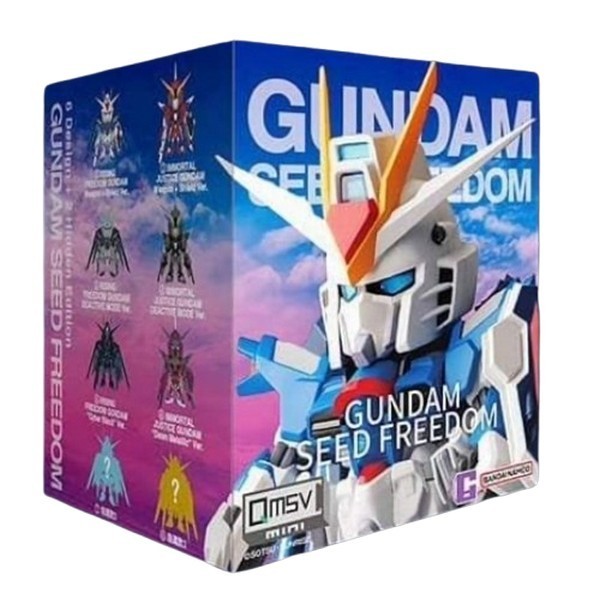 QMSVMINI ガンダム ブラインドボックス SEED FREEDOM Bandai 万代- QMSV Mini Seed Freedom Gundam Blind Box | Shopee