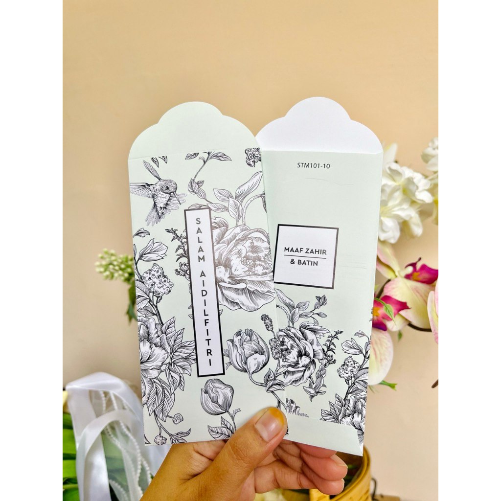 Sampul Duit Raya Premium 2025 | Bunga Galau | | Shopee Singapore