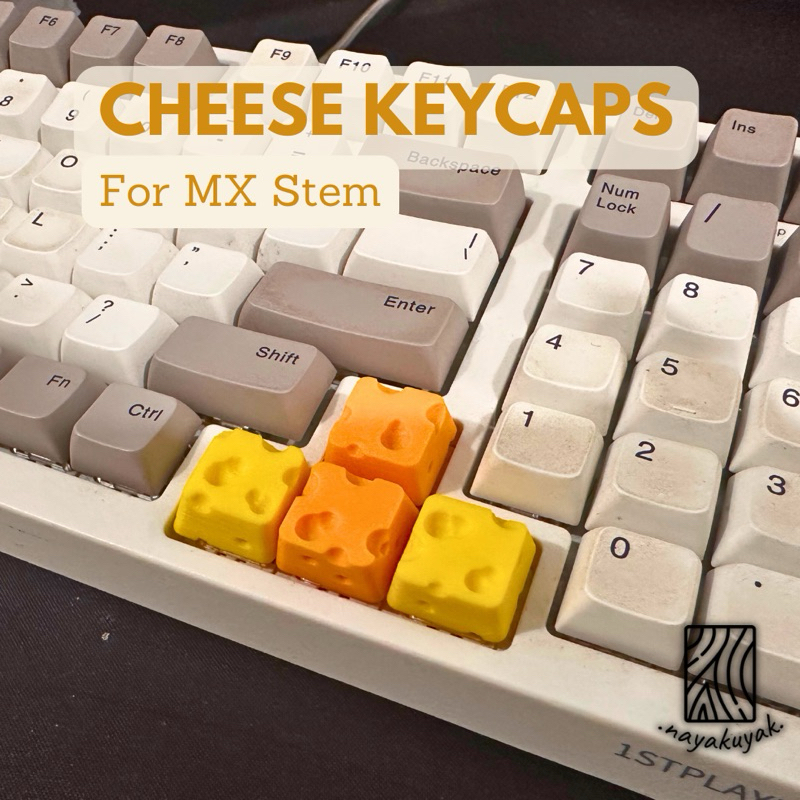 Cheese Keycaps for Mechanical Keyboard | Shopee Singapore