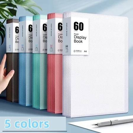 Clear Book envelope file case A4 Large capacity transparent File Folder ...