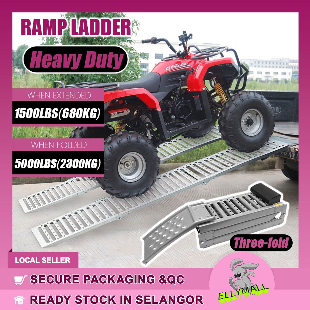 Motorcycle Ramp Ladder Bike Motorcycle Tangga Motor Folding Ladder ...