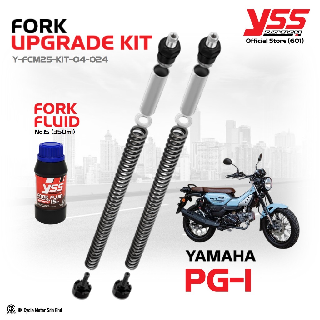 YSS Front Fork Spring Upgrade Kit For Honda Monkey 125 - Fits JB02