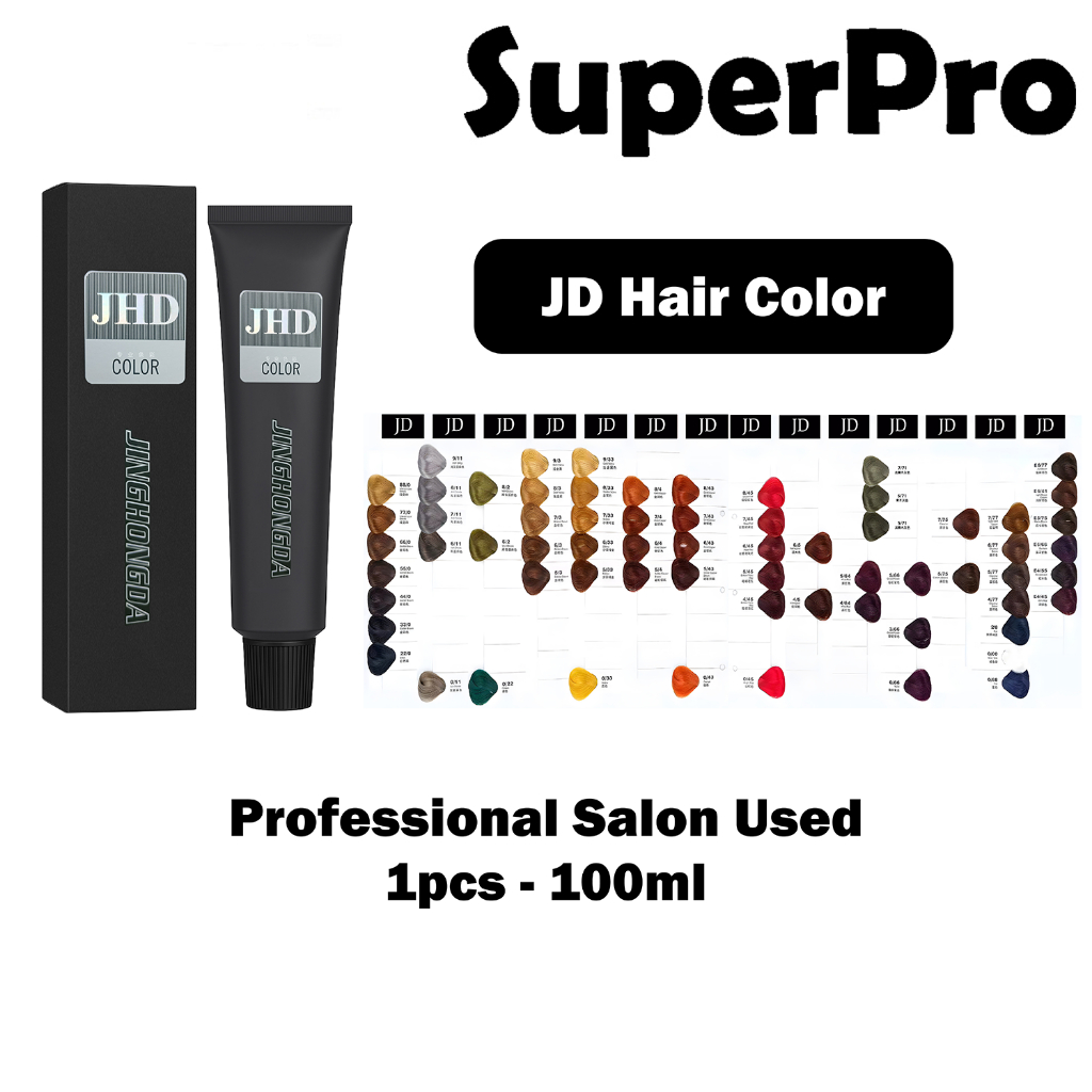 BORONG JD Hair Colour Barber Beauty Professional Dye Cream / Hair Dye ...