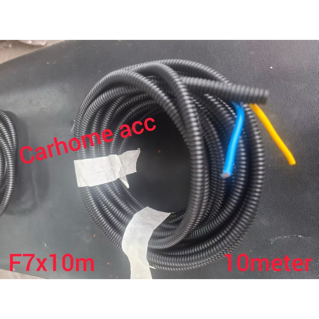 PVC-LINK FLEXIBLE CORRUGATED PVC CONDUIT,DUCTING,PIPES,BLACK-7MM/8.5mm ...