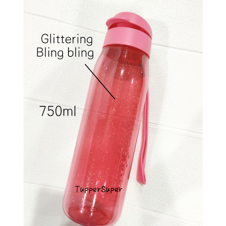 *1pc glittering bling bling*Tupperware Lohas Bottle with EDD cap ...