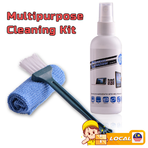 Multipurpose Liquid Cleaning Kit PC Laptop LCD TV Tablet Phone Screen ...