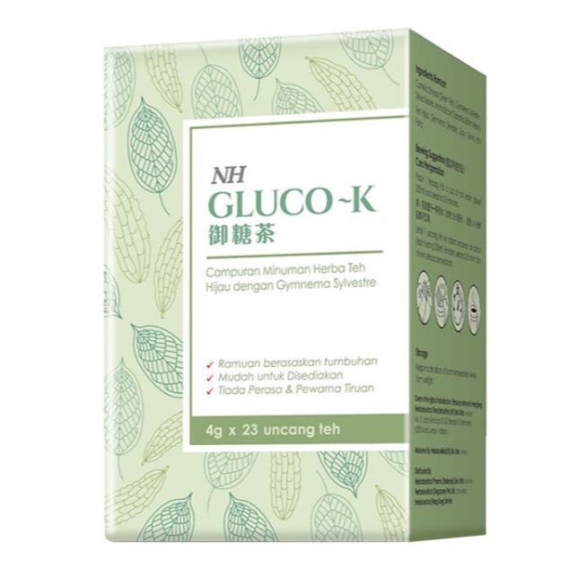 NH Gluco-K Tea 23 x 4g (Exp : Mar 2026) | Shopee Singapore