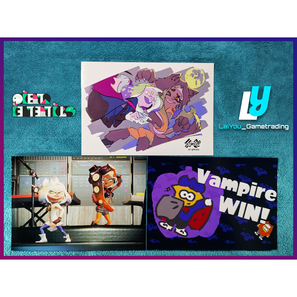 Nintendo Switch Game Splatoon 2 Off The Hook Splatfest Set [Vampire vs ...