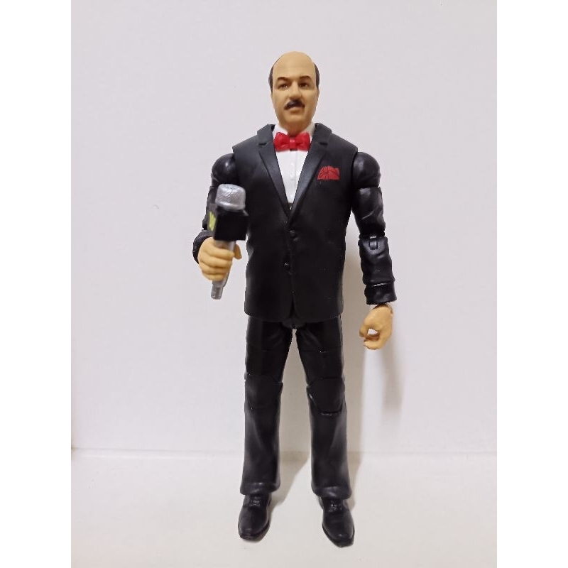 Mattel WWE Elite Mean Gene Okerlund BAF Wrestling Action Figure with microphone Shopee Singapore