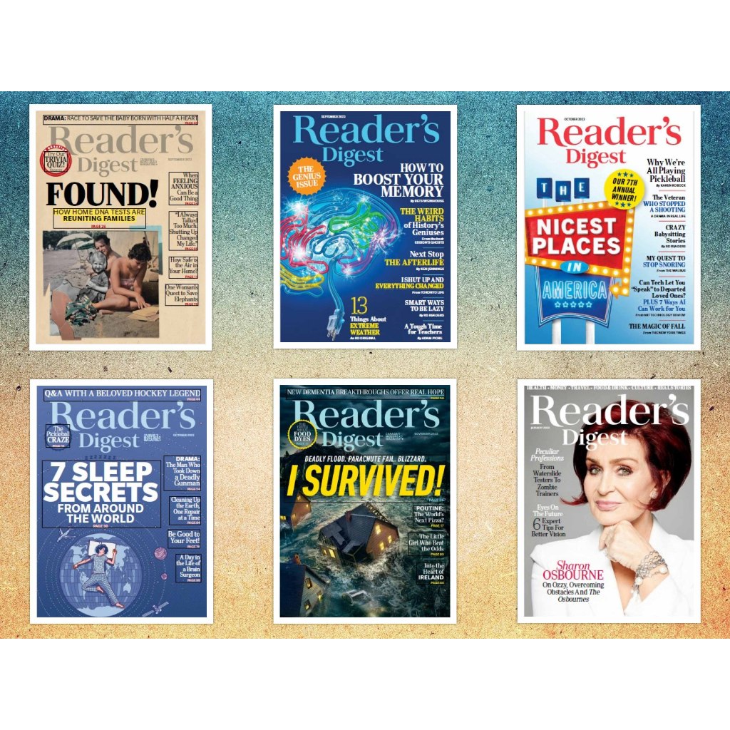 Mid 2023 and 2024 Reader's Digest (Read Detail Information) | Shopee ...