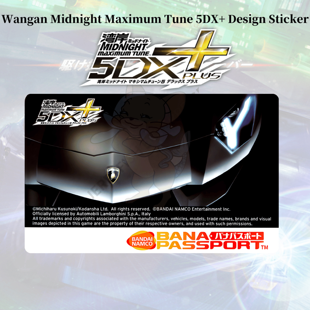 Banapassport Blank Card and Wangan Midnight Maximum Tune Sticker