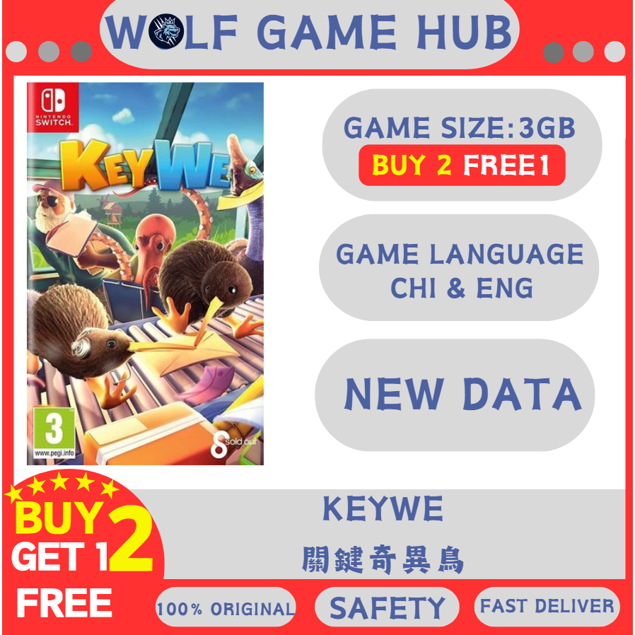 KeyWe BUY 2 FREE 1 (Nintendo switch) Digital Game Download Permainan ...