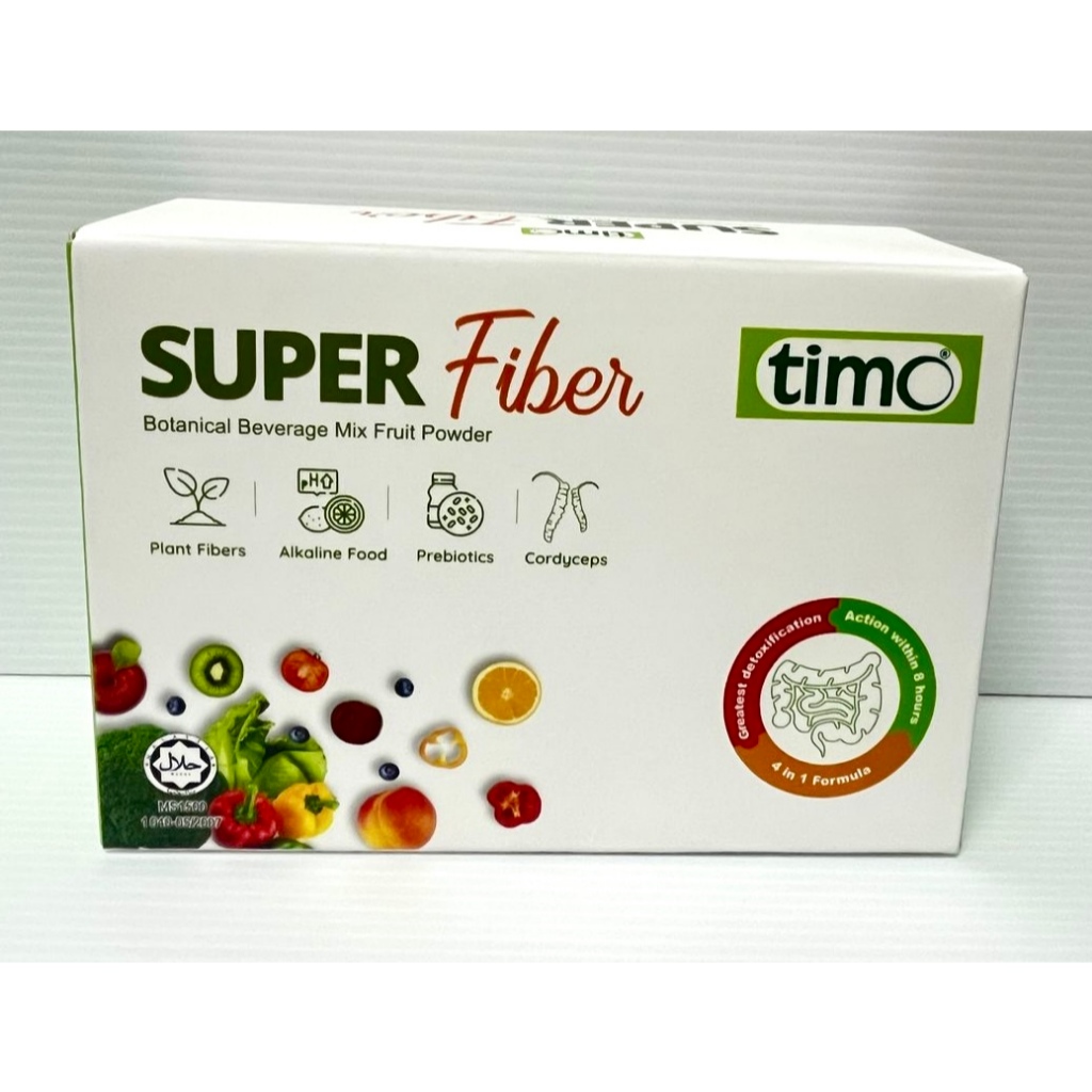 Timo 超级纤维 Super Fiber Botanical Beverage Mix Fruit Powder (10g X 10 ...