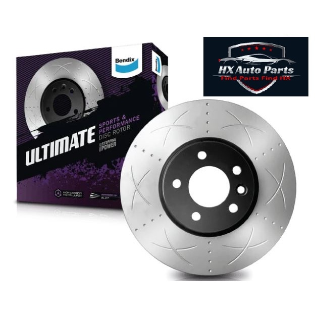 BENDIX ULTIMATE DISC ROTOR FRONT [BR6013] ~PERODUA ATIVA D55L & TOYOTA ...