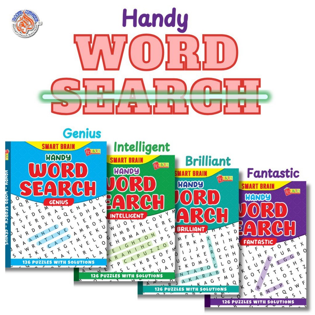 Word Search Book (Handy Word Search) - Busy Book - Books - Activity ...