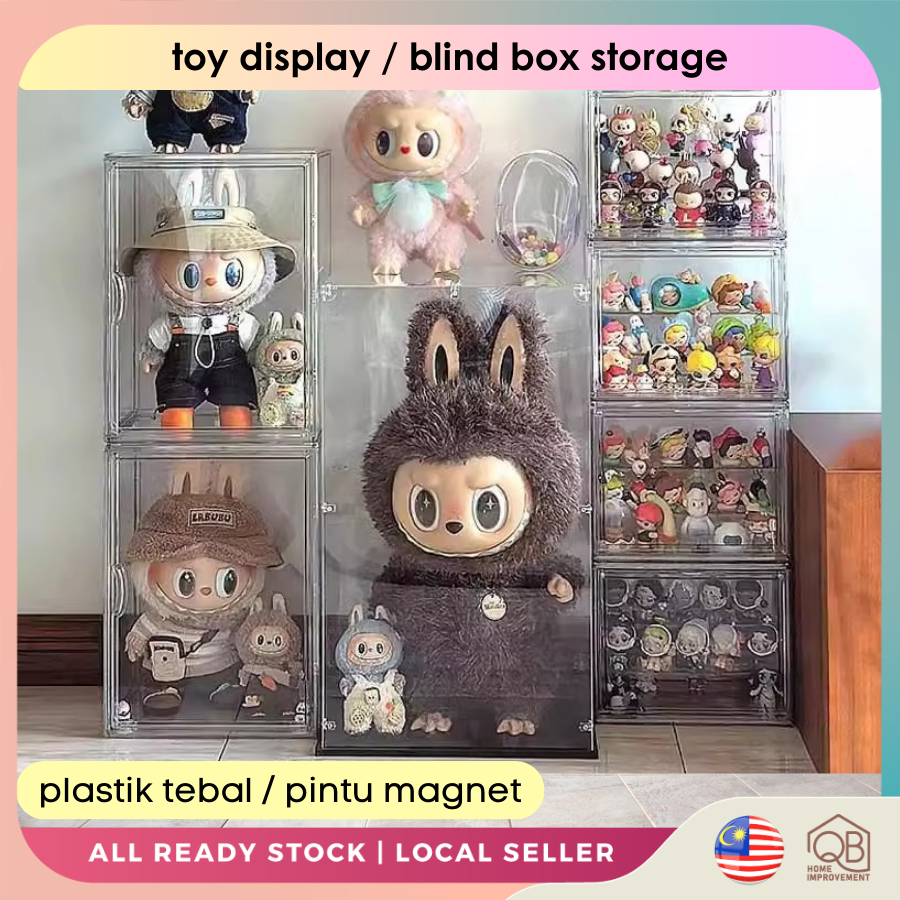 Full Transparent Acrylic Display Box Storage Box Display Rack Gundam ...