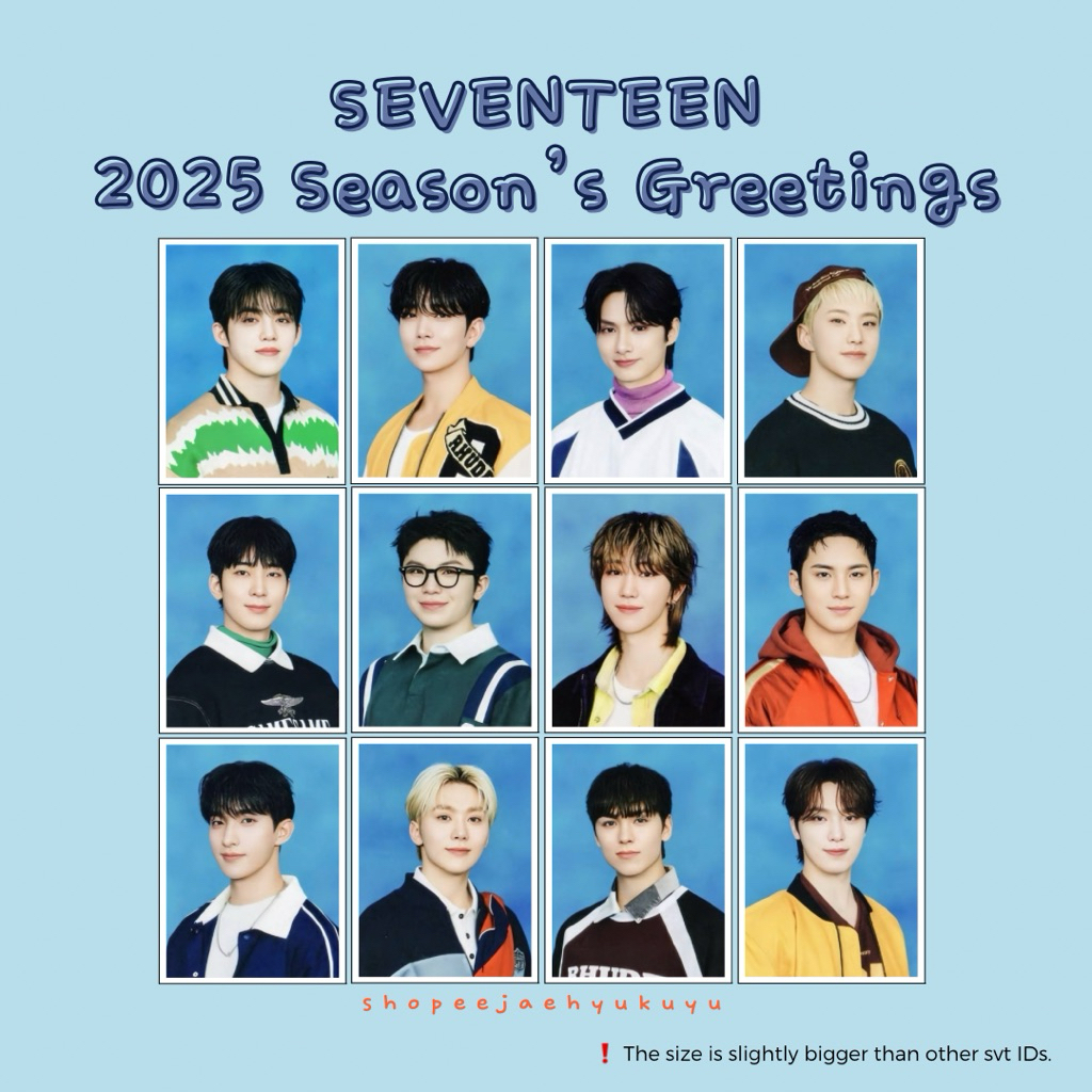 NEW] SEVENTEEN SVT ID Photo Passport Set 13 Members Happy Burstday