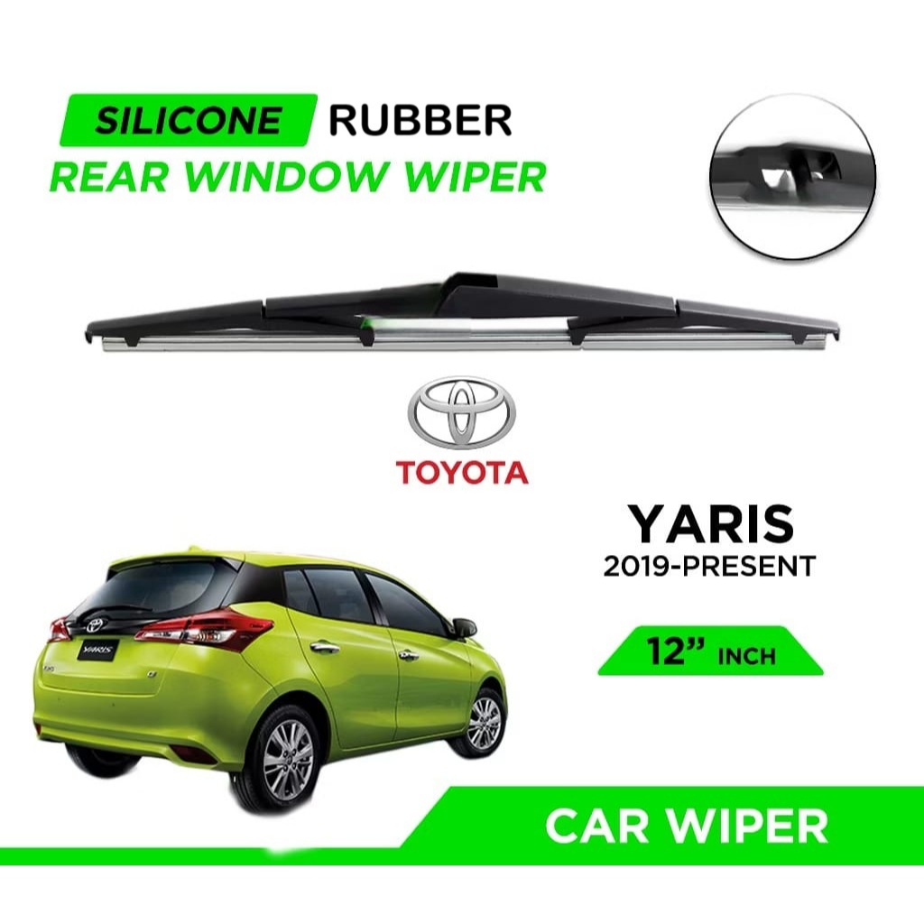 Car Wiper Window Blade Yaris Rear Wiper Arm Windscreen Silicone Wiper ...